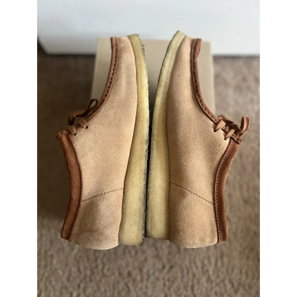 Clarks Originals Wallabee Men's Cola Combination‎ Suede 26172397 Size 10.5